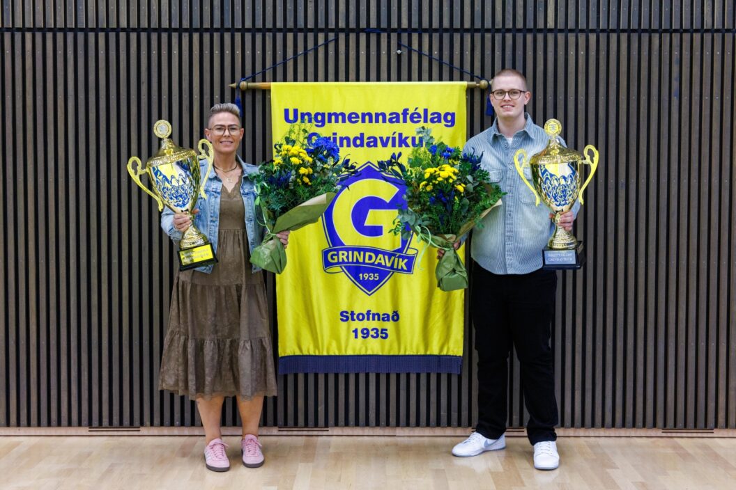 Steinunn Dagný og Alexander Veigar, íþróttafólk Grindavíkur 2024